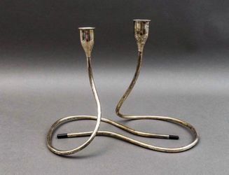 Vintage Towle Marion Anderson Noyes Sterling Silver Candlestick Holders Set of 2