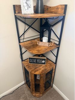 Wine stand with plug in options