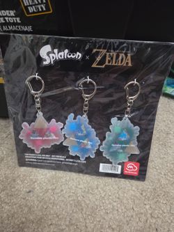 Splatoon x Zelda keychains