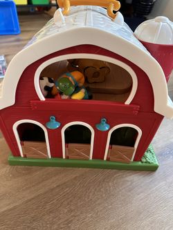 Toy Farm Playset with Figures and Animals - Great Condition