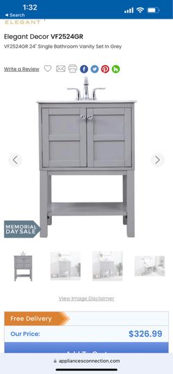 Gray Vanity