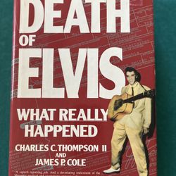 Elvis Presley Book Death Of Elvis