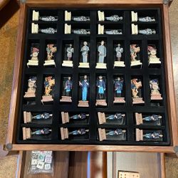 History Channel Civil War Chess Checkers Backgammon Poker Dice Dominos New 