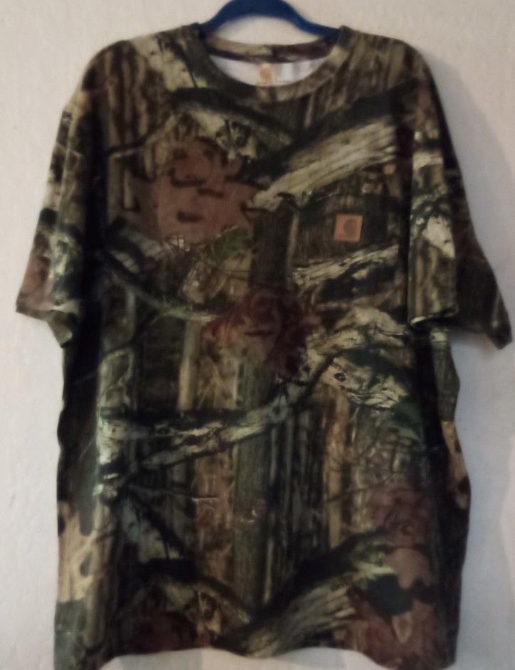 carharrt Camo Shirt Size L Excellent Condition 