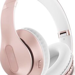 Wireless Bluetooth Headphones Over Ear 65H Playtime HiFi Stereo Headset with Microphone and 6EQ Modes Foldable Bluetooth V5.3 Headphones for Travel Sm