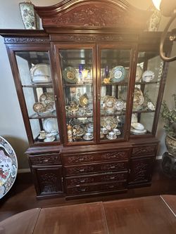 Rosewood China cabinet