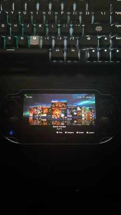 Modded PS Vita 1000 OLED – 128GB SD2Vita + Games Installed