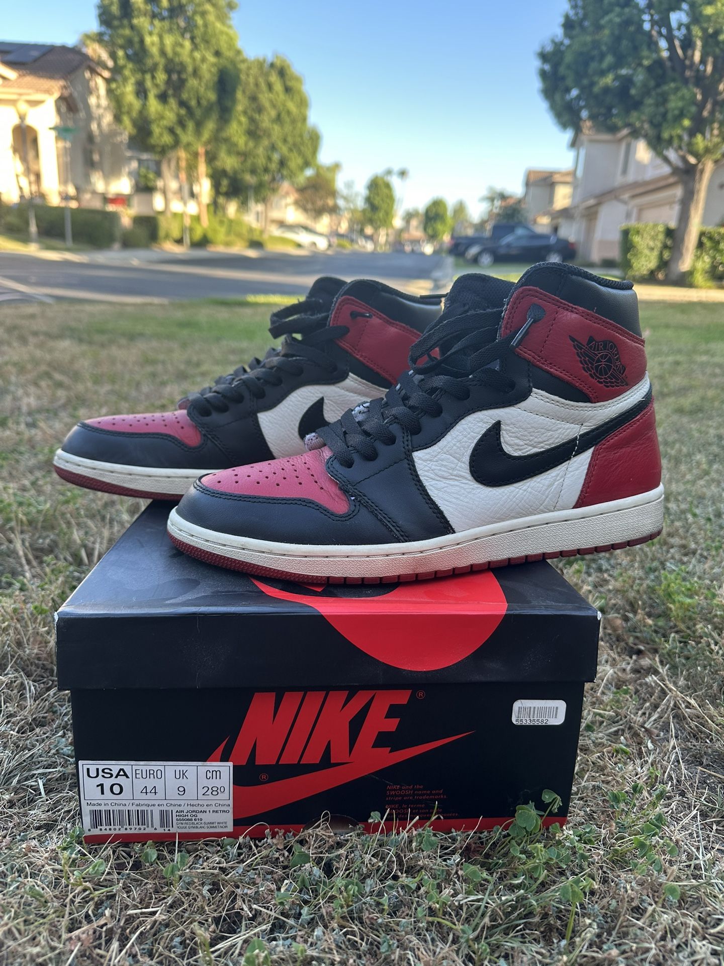 Jordan 1 Bred Toe