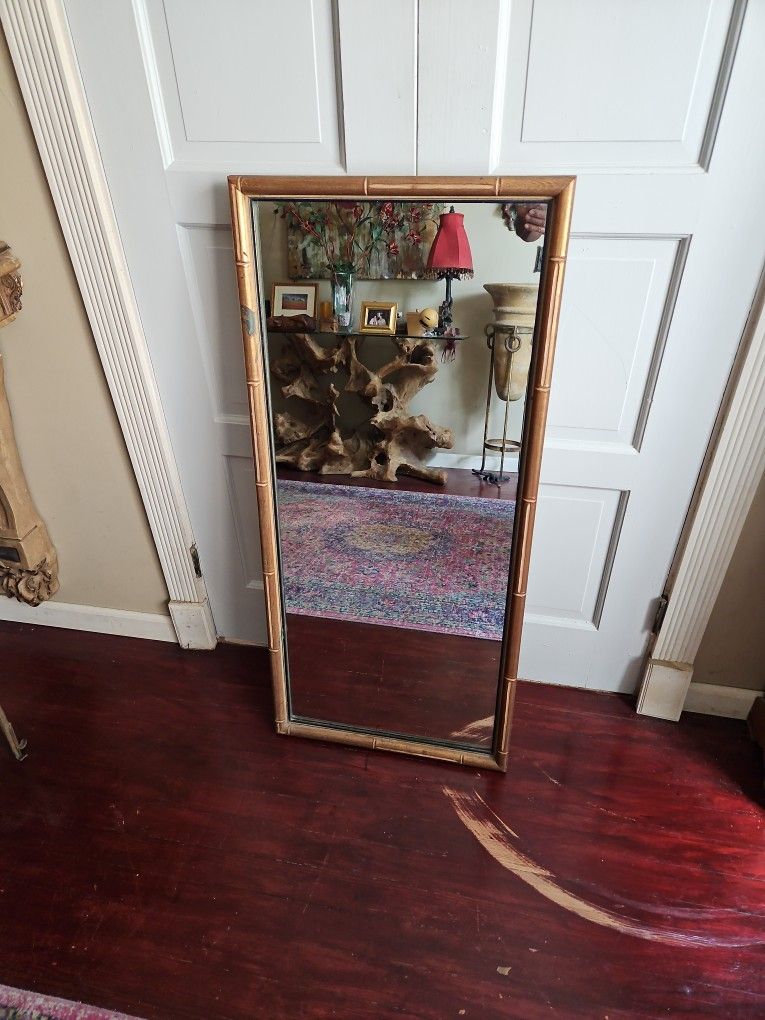 Bamboo Accent Mirror