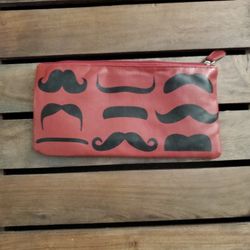 Mustache Wallet Clutch