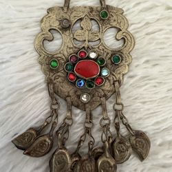 Beautiful, antique Kuchi/Afghan tribal pendant!