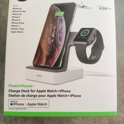 Charge Dock For Apple Watch + Phone 