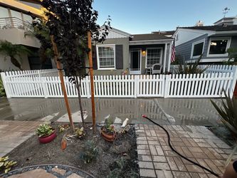 Vinyl fence