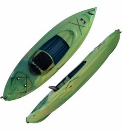 Quest Canyon 100 Kayak + Paddle + Life Jackets – Like New – $225
