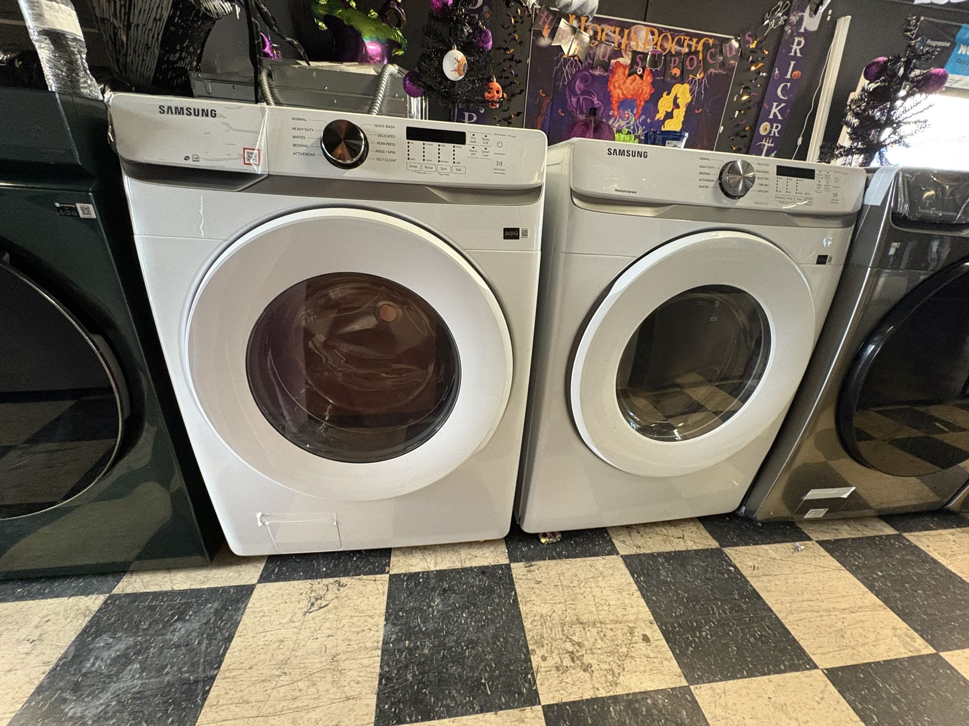 Samsung Frontload Washer And Dryer Set 🎃🌼