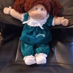 Cabbage Patch Doll 18" Ready For Xmas Just Hand Made Her A Complete Outfit  