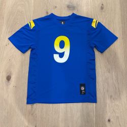 Off Brand #9 Staffer LA rams Jersey Youth XL