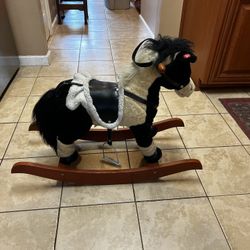 Real Wooden Rocking Horse