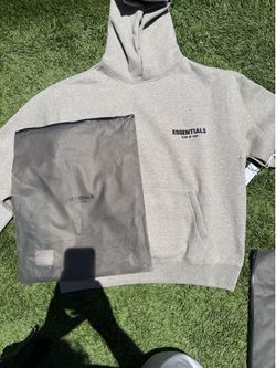 Dark oat essentials hoodie size Medium