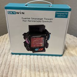 Skywin Game Storage Tower Nintendo Switch NEW