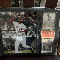 Vintage Baseball Memorabilia Angels Baseball #27 VLADIMIR GUERRERO 2 Tops Baseball Cards In Mint Condition  The 2008 # 90 Is Signed  8 X 10 Print 