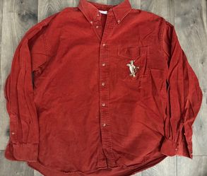 Vintage Disneyland Resort Paris Corduroy Shirt  Tigger Pooh Embroidered 90s Vtg