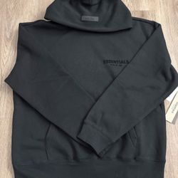 Black Essentials Hoodie