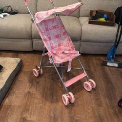 Kid/ Baby Stroller Folds Up Really Nicely And Compact