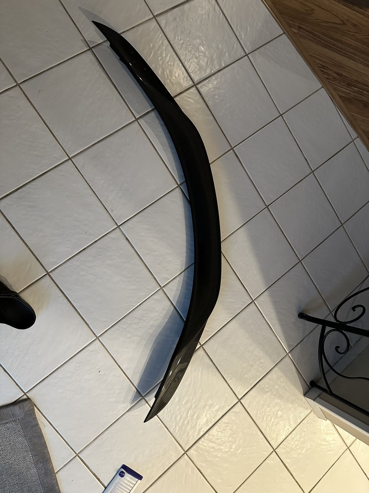 Real Carbon Fiber Trunk Spoiler for Mercedes S63 Coupe-2016-2020