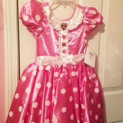 Minnie Mouse Dress Up Dress size 5/6 New
