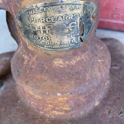Antique Cast Iron Pierce Arrow Mechanical Jack Stand
