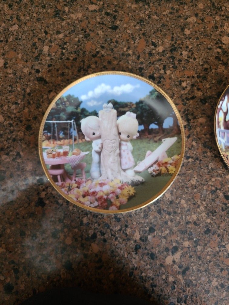 Precious moments plates