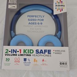 ALREC KIDS HEADPHONES AGES 6 TO 9 NEW