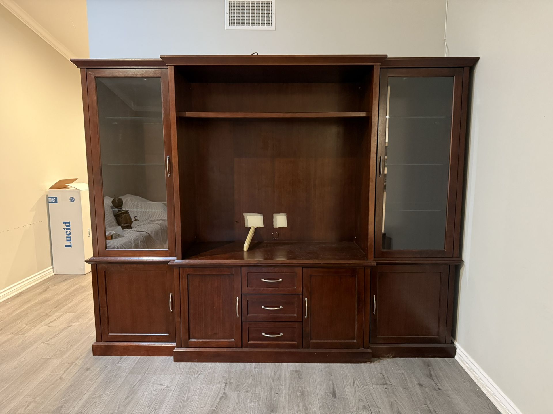 Dark Wood Entertainment Center