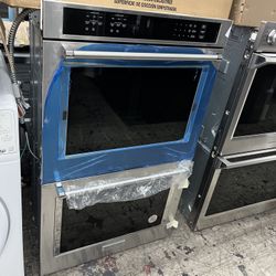 New Stainless Steel Kitchen Aid Double Oven 30” Wide 