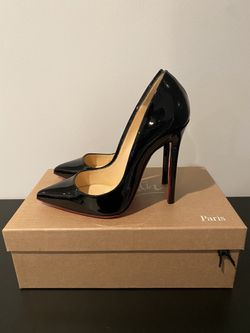 Christian Louboutin Pigalle Folies 120 Heels Size 37 Black