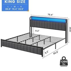 King Size Bed Frame READ