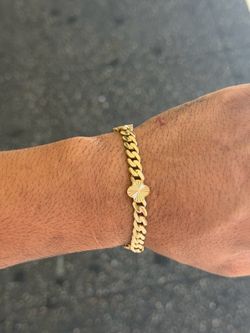14k gold Cuban bracelet