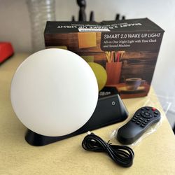Techanglife Smart 2.0 Wake Up Light With Alarm Clock BL-HXD02