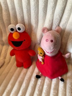 Elmo and Peppa Pig Plush