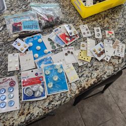Vintage buttons. All For One Low Price