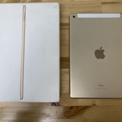 iPad 5th Generation 9.7” 32GB WiFi + Cellular Gold 