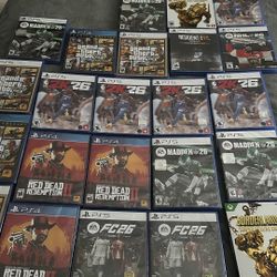 PS5 / X BOX X / PS4 Disc Games New. 