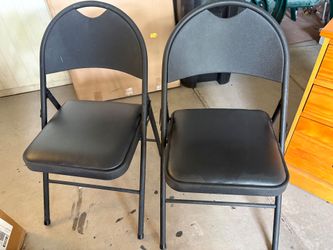 2 padded chairs