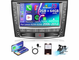 Android 13 Head Unit for Lexus IS250 IS(contact info removed)-2012 with Wireless CarPlay & Android Auto