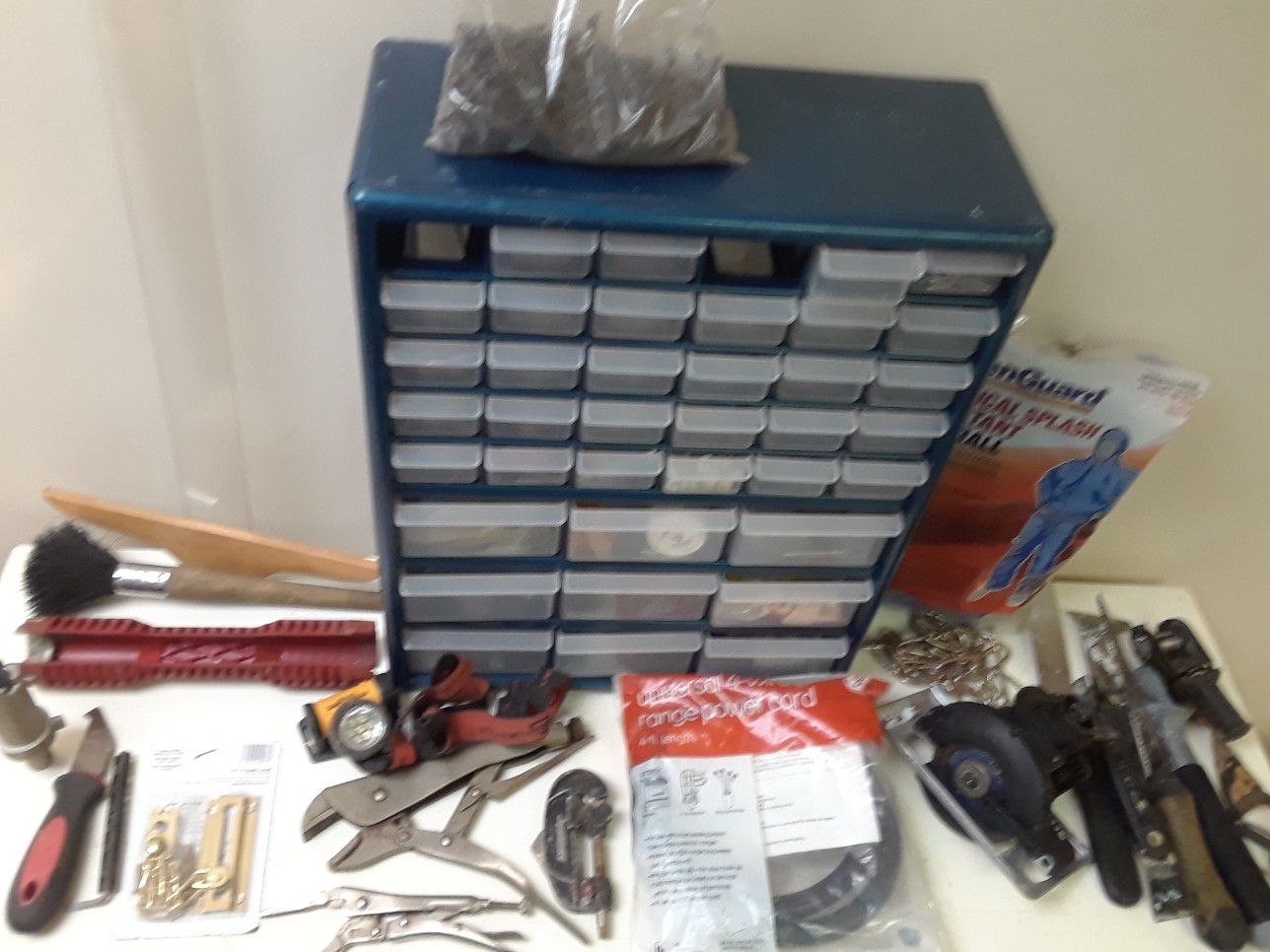 Plumbing ,electrician, handyman tools and some remodeling supplies new&used