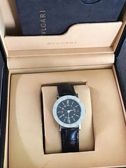 BVLGARY BVLGARY Line AUTO GMT 2 time zone, 34mm FULL SET, MSRP 4k!