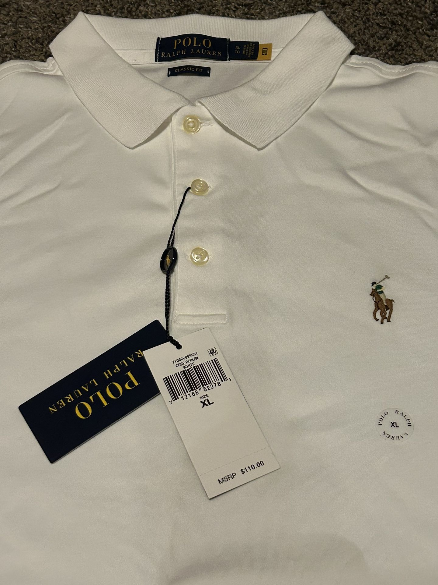 Ralph Lauren  (Men’s XL) White Polo Shirt