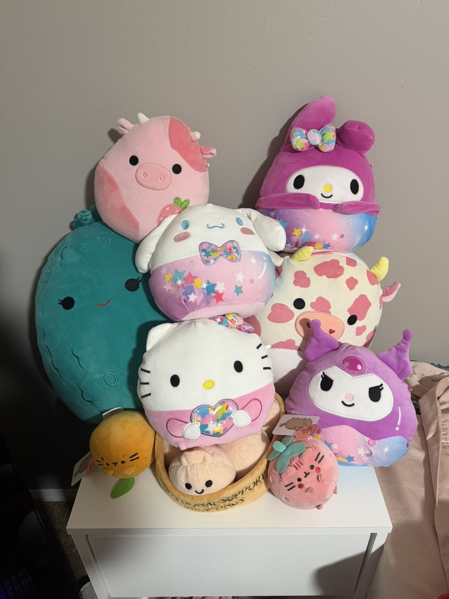 individual plushies and squishmallows