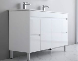 BLACK FRIDAY SALE ~ Modern PVC Bathroom Vanity - 60 inches